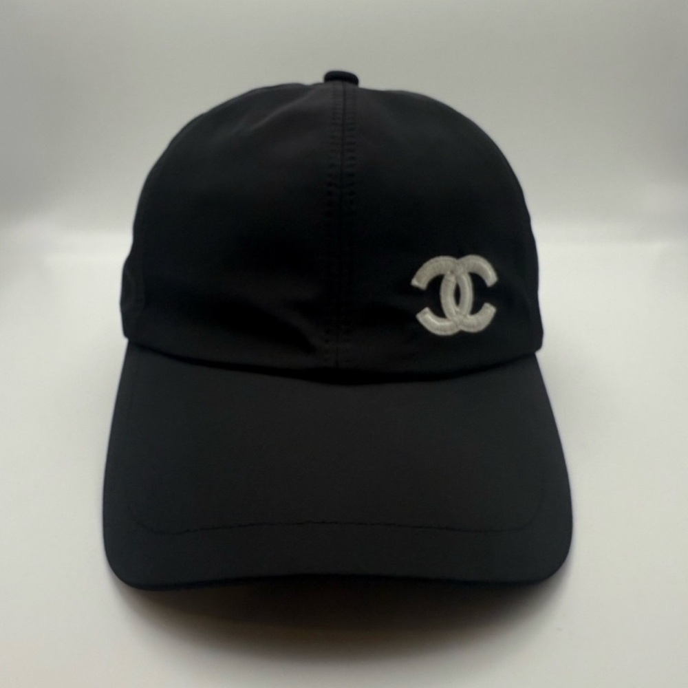 NEW Black Nylon Cap with Logo